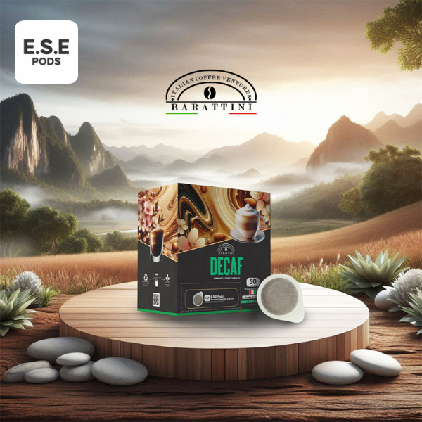 Barattini Coffee Decaf ESE Pod System Compatible Maxi-Pack 50pod