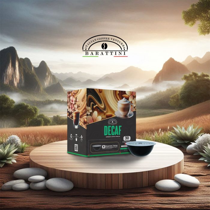 Barattini Coffee Decaf Nespresso Vertuo System Compatible 30cps